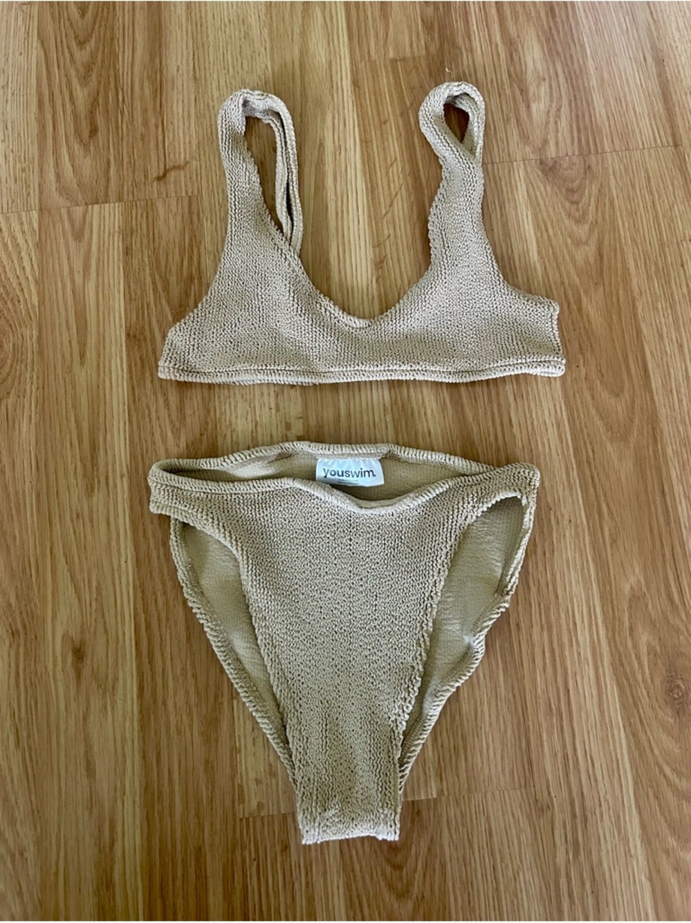 YouSwim Two Piece Bikini Swimsuit in Tan